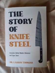 Photo of book "The Story of Knife Steel"